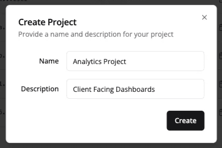 Create Project