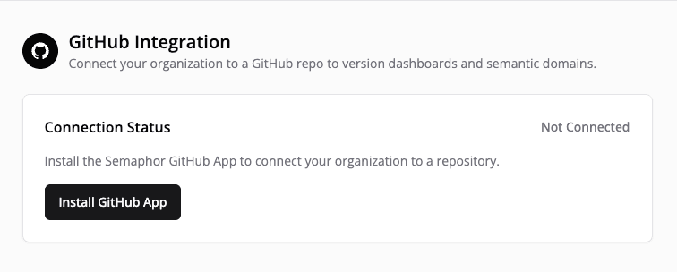 Connect to GitHub